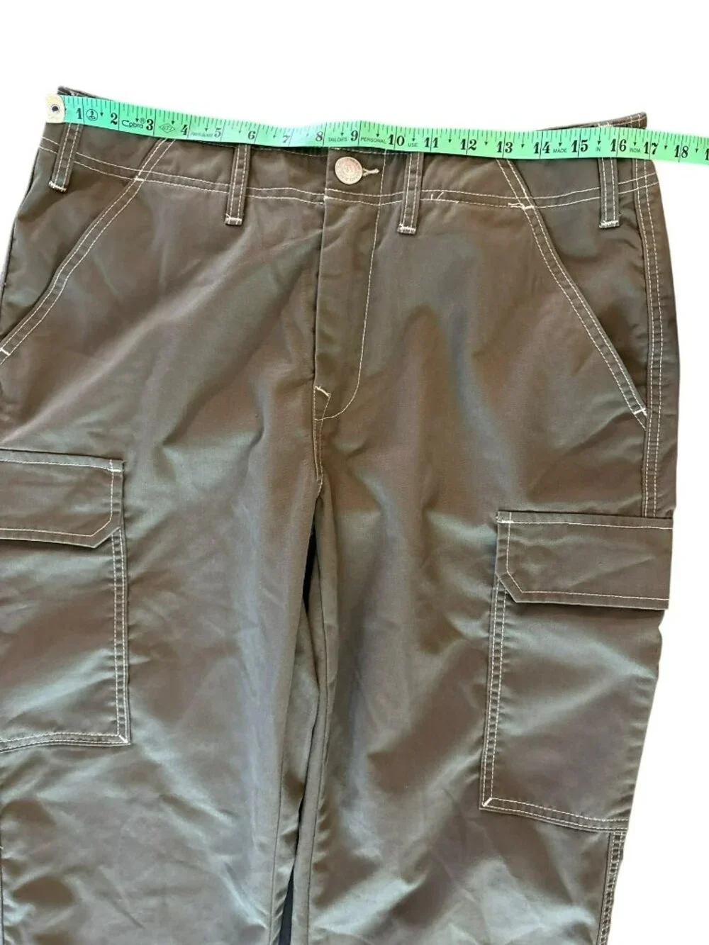 NWT True Religion Kalamata Green 108335 Cargo Pants Size 32